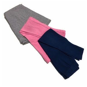 Carter's Bottoms - Lot of 3 Pairs of Toddler Girl Leggings Size 3-4T Carter's Bottoms - Lot of 3 Pairs of Toddler Girl Leggings Size 3-4T